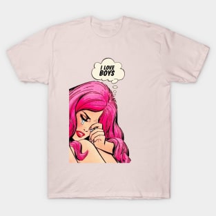 New York Pop Art Valentines day T-Shirt